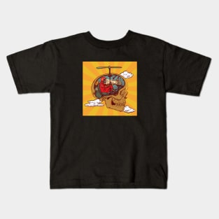 Skull Pilot Rays Kids T-Shirt